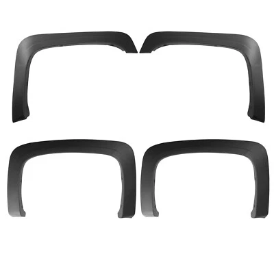 Factory Style Fender Flares Fit For 07-13 Chevy Silverado 1500/2500HD/3500HD 4P - Image 1 of 4