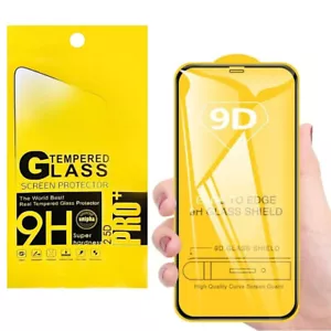 Verre Trempé iPhone 16 15 14 13 12 11 X Pro Max Vitre Protection Intégrale 9D - Imagen 1 de 9