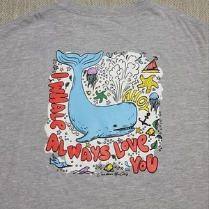 Cardin McCoy Kids gray shirt “I whale always love you” L - Picture 1 of 10