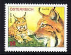 Autriche Année 2006 Mammifères Faune Animaux Sauvages Lynx Nordluchs Mi 2611