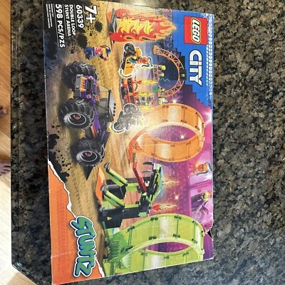 LEGO® City Stuntz Double Loop Stunt Arena 60339*New/Open Box* - Image 1 of 4