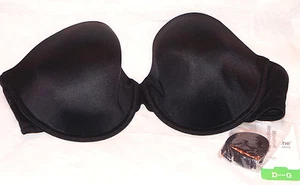 Panache porcelain 3370 molded strapless convertible bra  black w/strap U CHOOSE - Picture 1 of 2