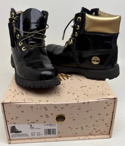 TIMBERLAND LIMITED MIDNIGHT COUNTDOWN 6" WATERPROOF BLACK BOOTS WOMEN’S Size 9 M - Picture 1 of 14