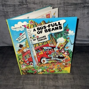 A Bus-Full Of Beans By Richard Fowler Rare First Edition 1979 HB Longman - Picture 1 of 13