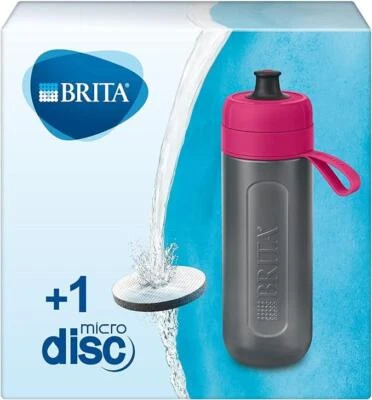 Brita 600ml Fill & Go Filter Wasserflasche - pink