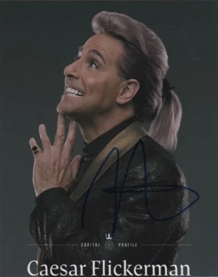 Foto firmada autografiada por Stanley Tucci de Los Juegos del Hambre 8x10 certificado de autenticidad #O10 Foto 1 de 2