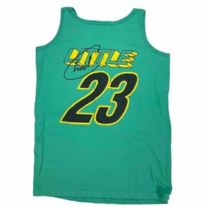 Vintage 90s Nascar Tank Top Womens Medium Green Chad Little John Deere #23 USA - Picture 1 of 8