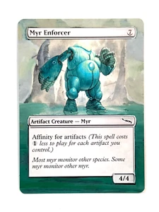 Myr Enforcer Mirrodin MTG Magic Hand Painted Altered Extended Art - Picture 1 of 1