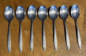 Christofle Inox Stainless Vintage 7 Piece Flatware Spoon Set 7” - Picture 1 of 11