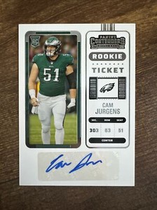 2022 Contenders - CAM JURGENS - Rookie Ticket RC Auto - Eagles