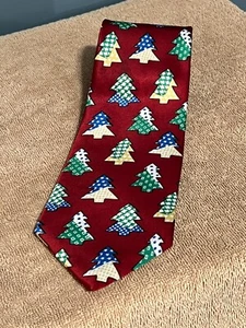 NOEL MENS " CHRISTMAS THEME " DRESS TIE 4" WIDE - Picture 1 of 3