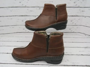 Womens Eastland Maeko Ankle Boots 10 M Brown Leather Booties Shoes Style 3890-02 - Picture 1 of 15