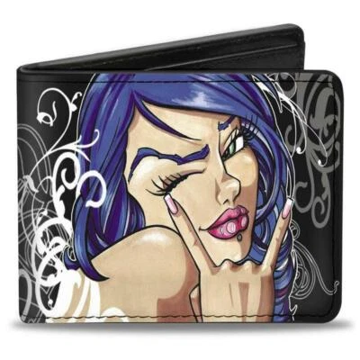 Buckle Down Sexy Ink Girls Rock & Roll Ink Vegan Leather Wallet - Image 1 of 3