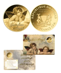 Guardian Angel Gold Coin - 1/1000 Ounce (Chad) - Picture 1 of 1