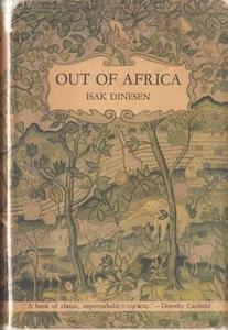 OUT OF AFRICA-ISAK DINESEN-1ST/1ST-1938-A VERY NICE BOOK WITH $2.75 DUST JACKET! - Picture 1 of 11