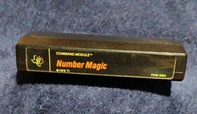 Number Magic (TI-99/4A, 1981) Texas Instruments Command Module Tested  - Image 1 of 3