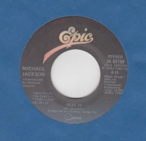 45 RPM- 7'' - MICHAEL JACKSON / BEAT IT - GET ON THE FLOOR - Picture 1 of 2