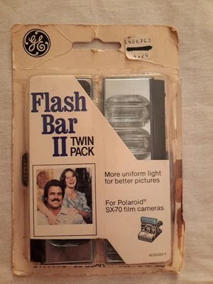 GE General Electric Flash Bar II Twin Pack Arrays 20 Flash Polaroid SX-70 Camera - Image 1 of 4