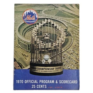1970 New York Mets Official Program and Scorecard UNUSED Mets vs Phillies MLB - Picture 1 of 17