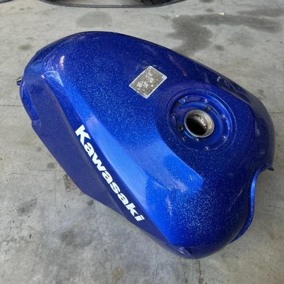 Kawasaki Ninja 250R EX250 1988-2007 tanque de gasolina tanque de combustible azul Foto 1 de 4