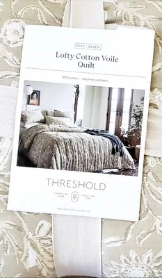 Edredón Umbral Completo/Queen Size Alto Algodón Voile Floral NUEVO Foto 1 de 4