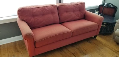 Sofá Lazboy de 3 plazas rojo Foto 1 de 4