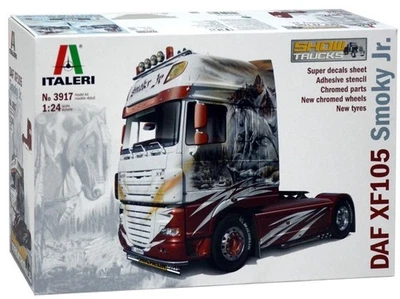 ITALERI, DAF XF 105 Smoky Jr. 4x2 Mostra Modello in scala di camion da assemb... - Immagine 1 di 4