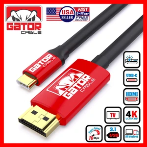 USB-C to HDMI Cable Adapter HDTV 4K 60Hz for Samsung MacBook Android iPhone - Picture 1 of 38
