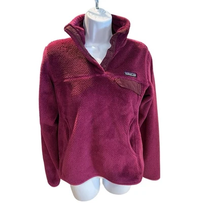 Pullover polar PATAGONIA Rebullite rosa reherramienta Snap T para mujer talla PEQUEÑA Foto 1 de 4