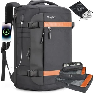 Zaino da Viaggio 42L con 4 Cubi da Imballaggio, TSA Friendly Volo Approvato Trasporto-... - Foto 1 di 8