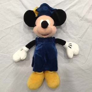 Disney Mickey Mouse Vintage Graduate 18” Plush  - Picture 1 of 4