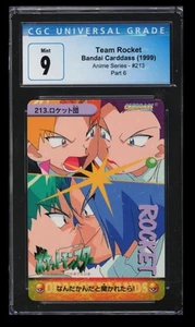 1999 Pokemon Bandai Carddass Team Rocket CGC 9 Japanese #213 - Picture 1 of 2