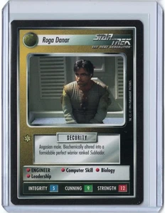 ROGA DANAR LIMITED EDITION BLACK BORDER RARE 1994 STAR TREK CCG PREMIERE CARD - Bild 1 von 2
