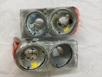 New Pair Of Headlights For Mercedes R107 380SL 450SL 560SL - Image 1 of 4