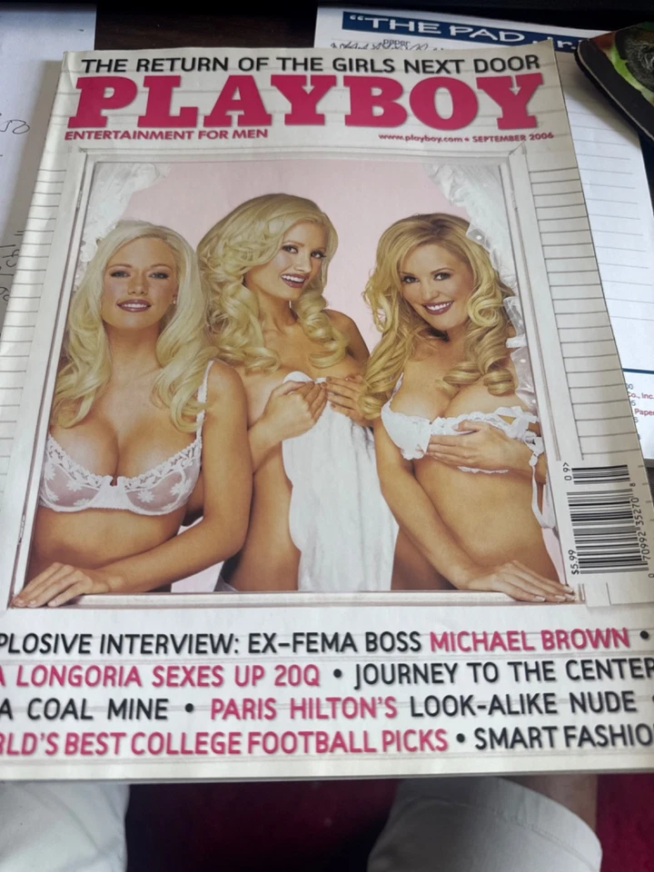 PLAYBOY MAGAZINE SEPTEMBER 2006 GIRLS NEXT DOOR very GOOD CONDITION - Image 1 of 1