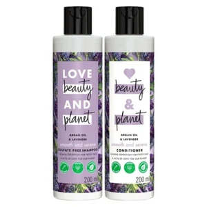 Love Beauty Argan Shampoo 200ml+Love Beauty Planet Argan Conditione 200ML - Picture 1 of 6