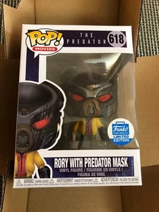 FUNKO POP MOVIES RORY PREDATOR MASK SHOP EXCLUSIVE SOLD OUT - Picture 1 of 6