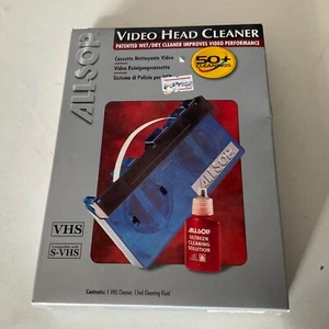 VHS VCR Head Cleaner Video Player Cleaner Wet Dry System Reinigung VHS NeuZ8 - Bild 1 von 2