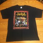 T-shirt graphique Jackyl Always On Tour taille grande roche noire métal métal