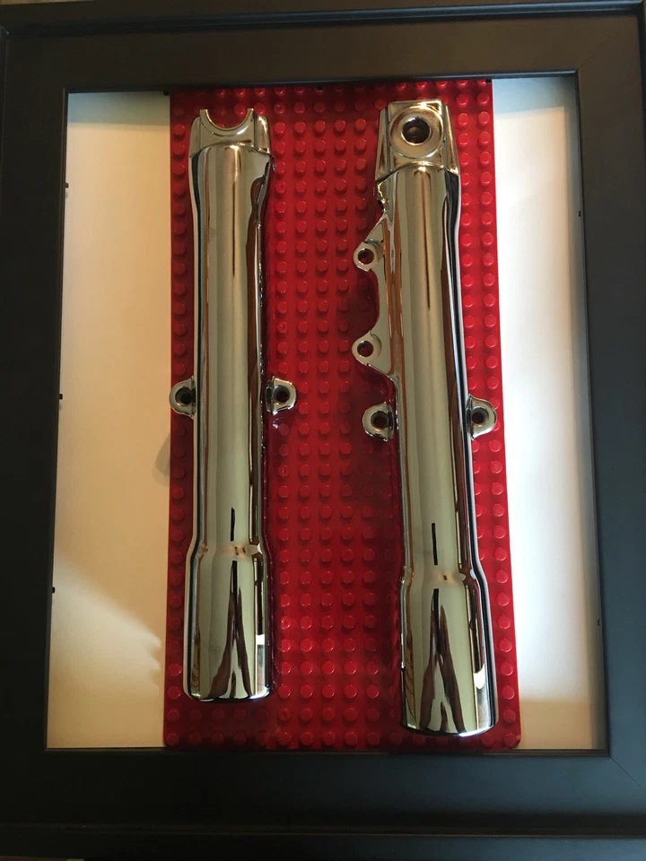 HARLEY 2011-2017 DESLIZADORES Heritage patas de horquilla cromadas, fat boy flstn 45916-07a Foto 1 de 4