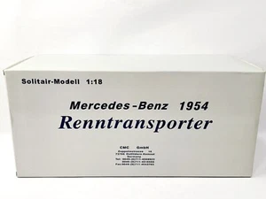 CMC MERCEDES BENZ 1954 RENNTRANSPORTER 1/18 SCALE MINT IN BOX VERY NICE! - Picture 1 of 12