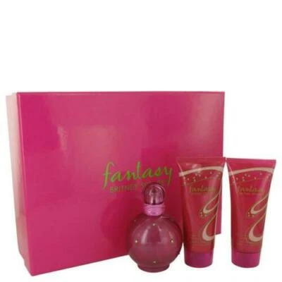 Britney Spears Fantasy 3.3 oz. EDP Gift Set, 3.3 Body Lotion, 3.3 oz. Body Gel W - Image 1 of 2