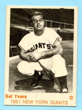 1975 TCMA 1951 New York Giants - Sal Yvars- Box 912