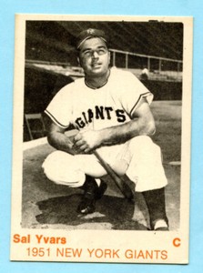 1975 TCMA 1951 New York Giants - Sal Yvars- Box 912