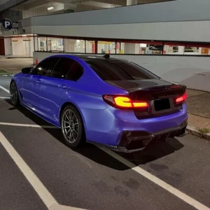 Pair Smoked White For 2017-2020 BMW G30 G38 M5 F90 520i 530i 540i LED Tail Light - Picture 1 of 13