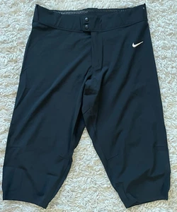 NEW $80 NIKE TEAM VAPOR PRIME BASEBALL HIGH PANT WOVEN BLACK CQ6670-010 XL - Picture 1 of 9