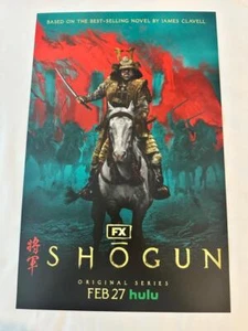 SHOGUN - 11""x17"" Póster Original de TV/Película 2024 COMO NUEVO FX HULU James Clavell RARO - Imagen 1 de 1