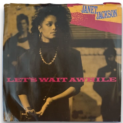 Janet Jackson - Let's Wait A While / Pretty Boy Picture Sleeve (Brand New) - Image 1 of 4