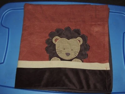 KIDSLINE AFRICAN DREAM CENEFA LEÓN IMITACIÓN GAMUZA MARRÓN ÓXIDO 60 X 14 Foto 1 de 2