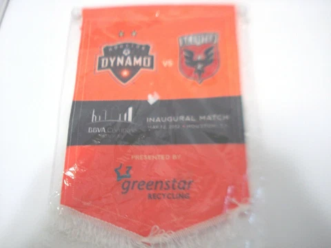 NEW HOUSTON DYNAMO VS D C UNITED BANNER 5/12/2012 BBVA MLS SOCCER BANNER FLAG Cover